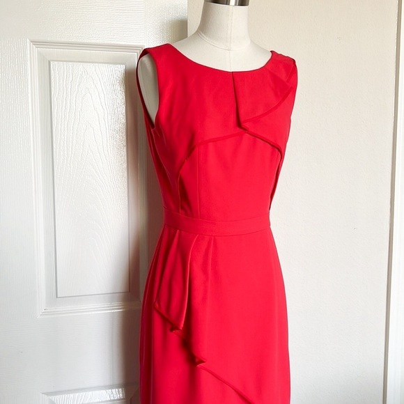 BCBGMaxAzria Sheath Red Mini Dress - Picture 3 of 6